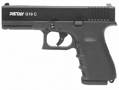  Retay G19C Glock 9 P.A.K Black ()
