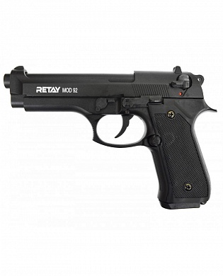 Охолощенный пистолет Retay MOD92 Beretta 9 P.A.K. Black (Черный)