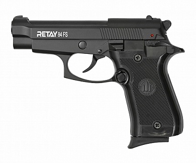 Охолощенный пистолет Retay MOD84 Beretta 9 P.A.K. Black (Черный)