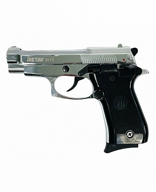 Охолощенный пистолет Retay MOD84 Beretta 9 P.A.K. Nickel (Никель)