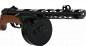 Охолощенный пистолет-пулемет Шпагина СО-ППШ (ТОЗ)