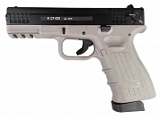 Охолощенный пистолет Glock 17 CO Песочный (Курс-С Глок К17, 10 ТК)