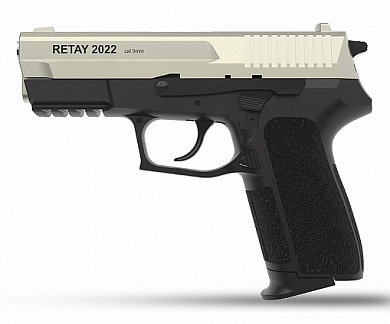 Охолощенный пистолет Retay S2022 (SIG SAUER) 9mm P.A.K  Satin (Сатин)